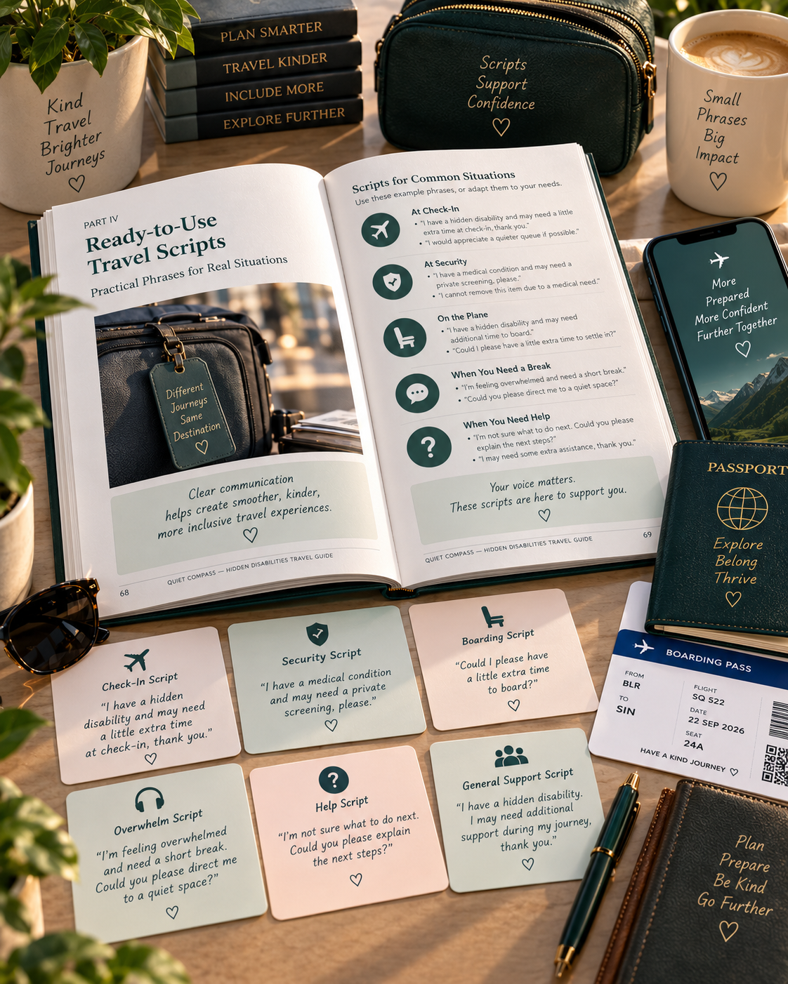Quiet Compass Hidden Disabilities Travel Guide PDF – inside page preview 13