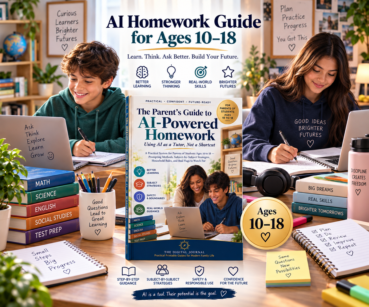 The Parent's Guide to AI-Powered Homework PDF – inside page preview 11