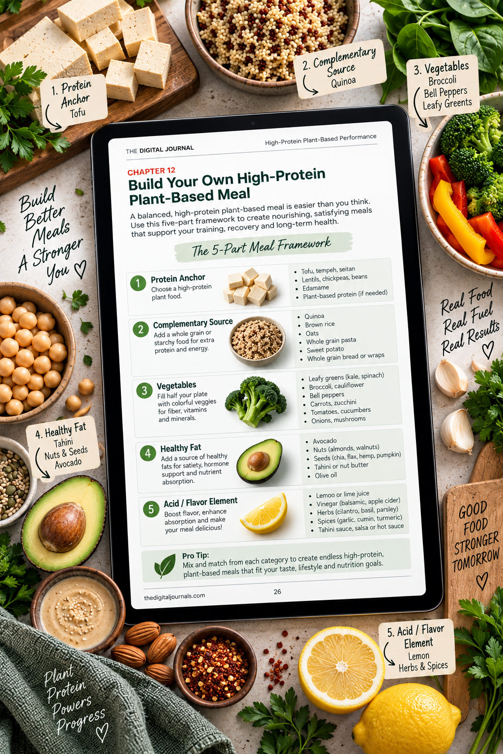 High-Protein Plant-Based Performance PDF – inside page preview 10