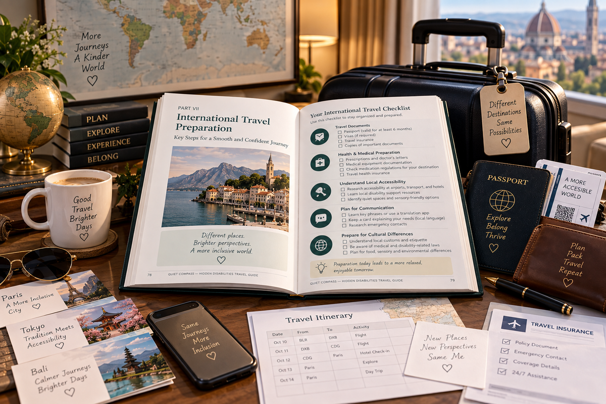 Quiet Compass Hidden Disabilities Travel Guide PDF – inside page preview 9