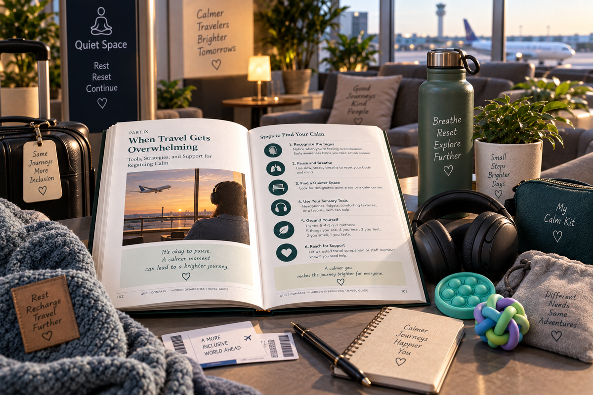 Quiet Compass Hidden Disabilities Travel Guide PDF – inside page preview 7