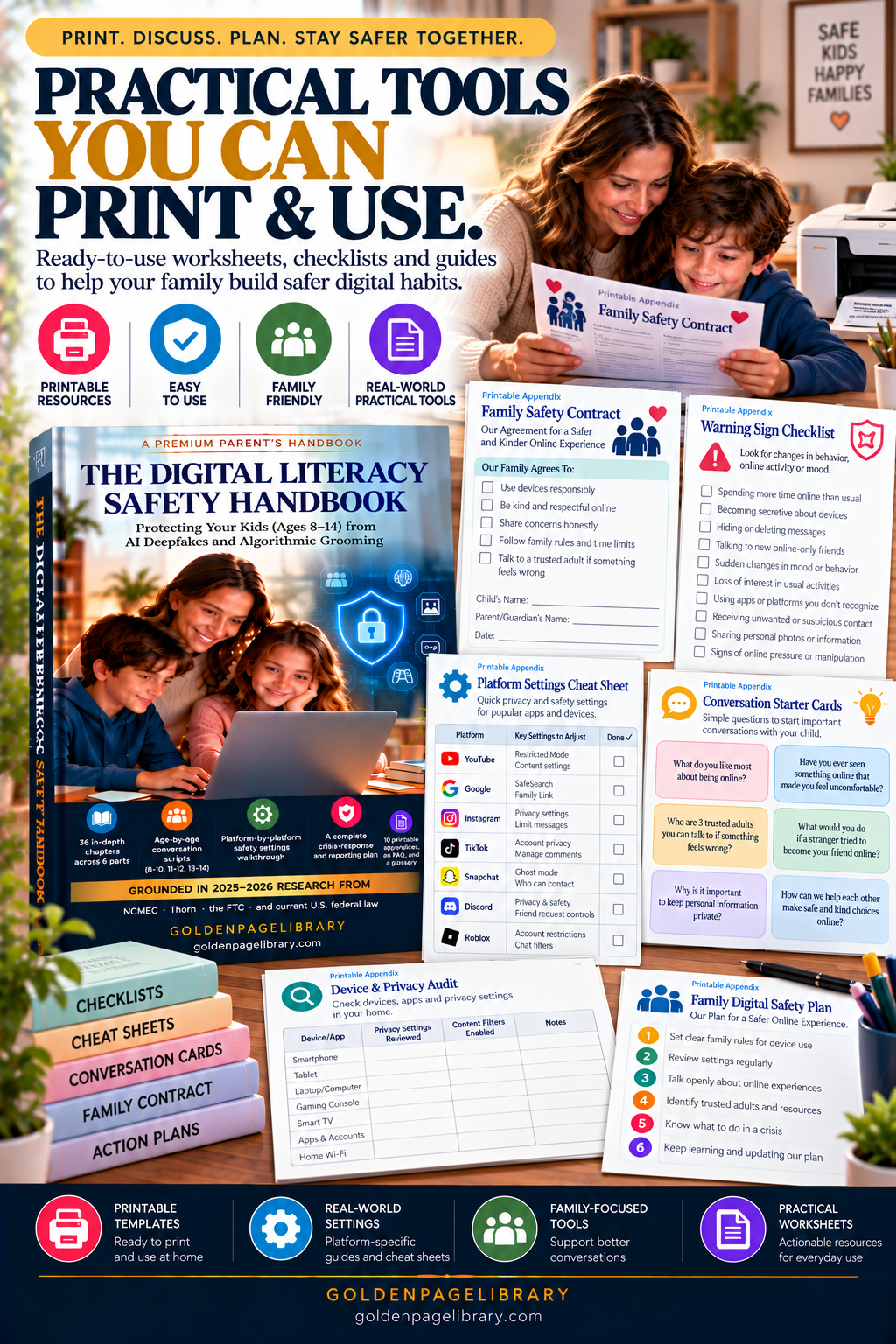 Digital Literacy Safety Handbook for Parents PDF – inside page preview 5