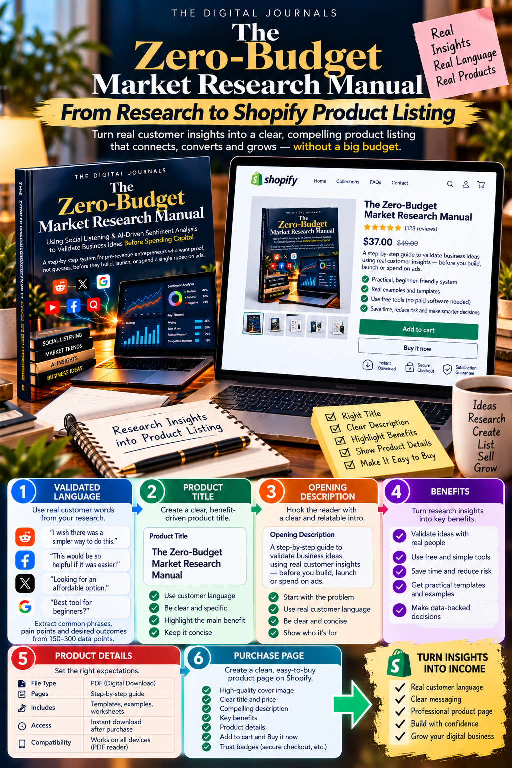 The Zero-Budget Market Research Manual PDF – inside page preview 5