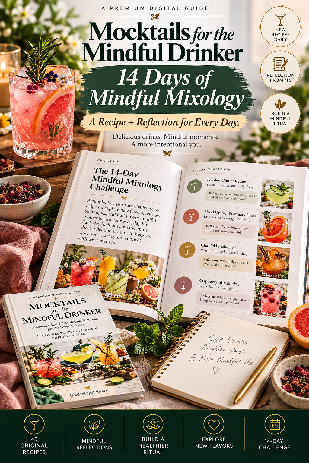 Mocktails for the Mindful Drinker PDF – inside page preview 4