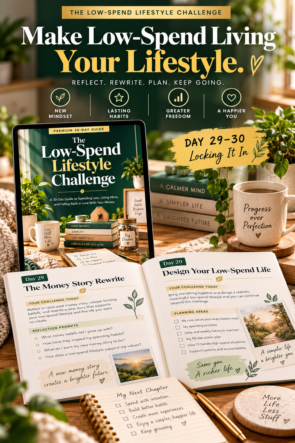 The Low-Spend Lifestyle Challenge PDF – inside page preview 4