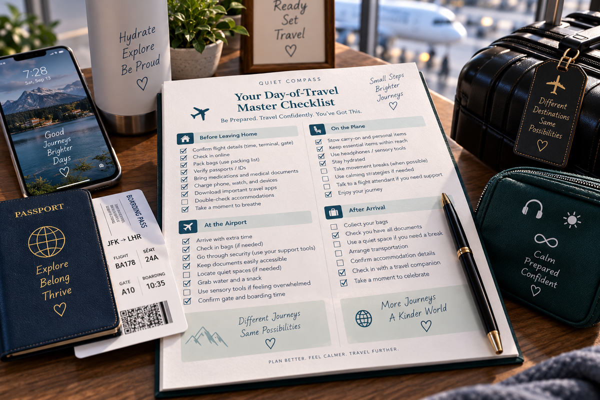 Quiet Compass Hidden Disabilities Travel Guide PDF – inside page preview 5