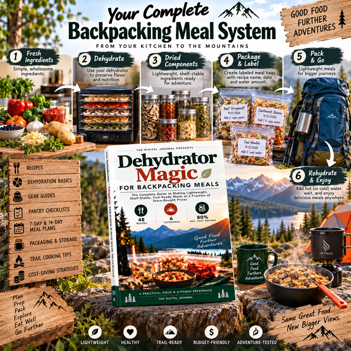 Dehydrator Magic for Backpacking Meals PDF – inside page preview 4
