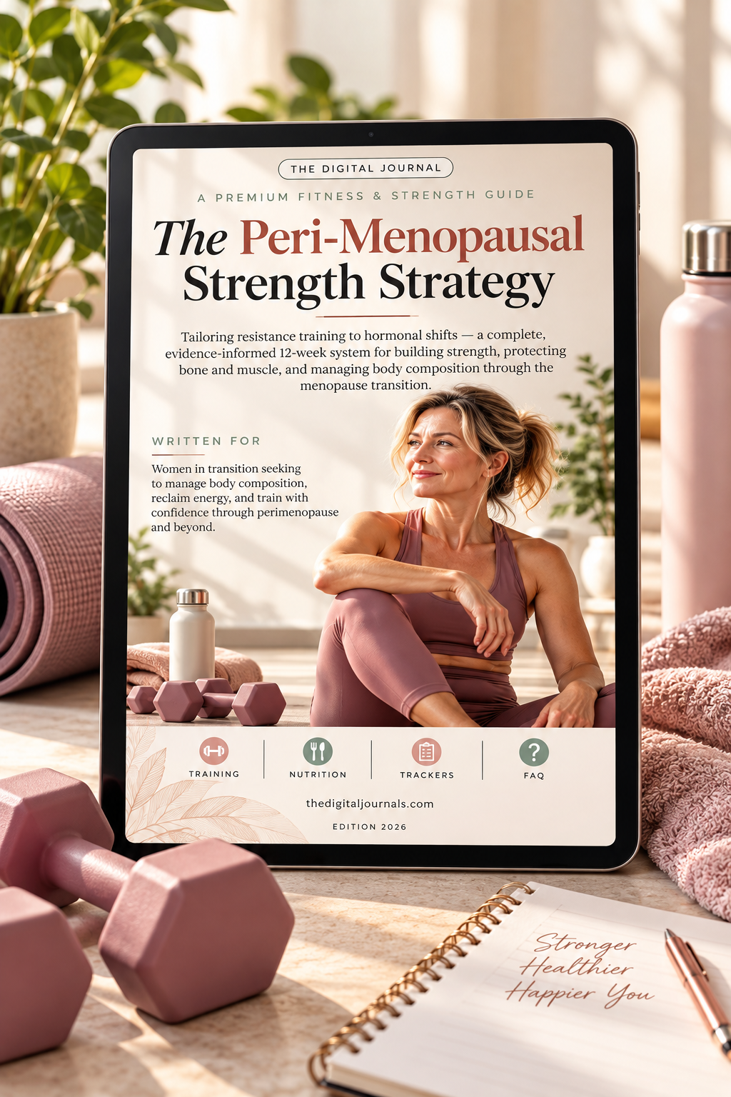 The Peri-Menopausal Strength Strategy PDF guide cover