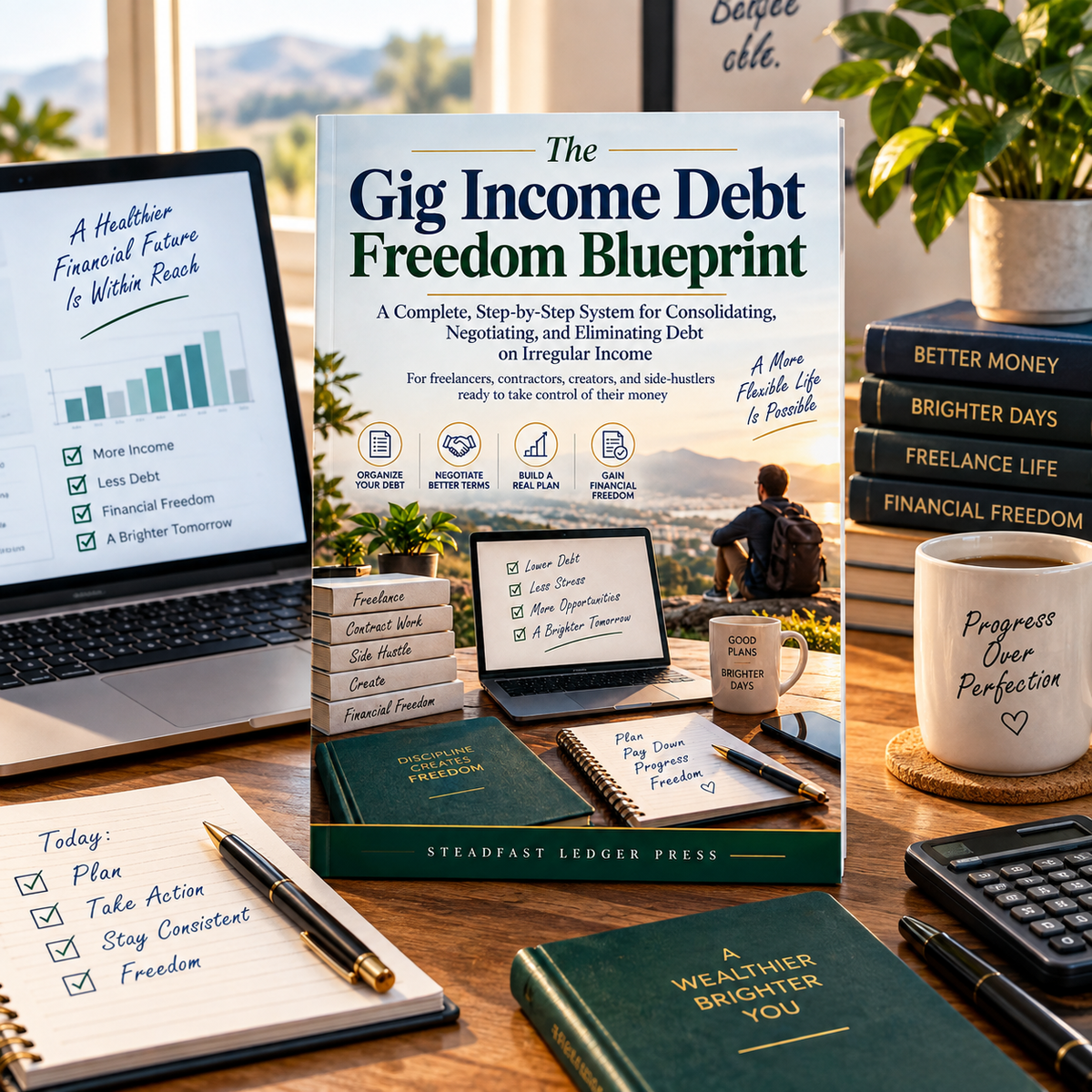 The Gig Income Debt Freedom Blueprint PDF guide cover