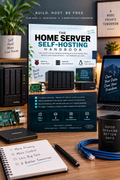 The Home Server Self-Hosting Handbook PDF guide cover
