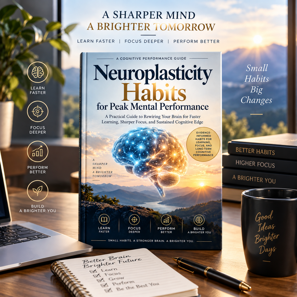 Neuroplasticity Habits for Peak Mental Performance PDF guide cover