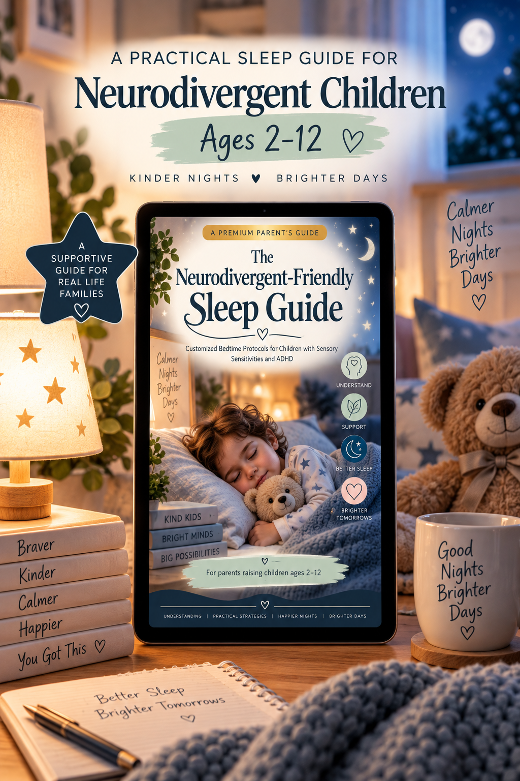 The Neurodivergent-Friendly Sleep Guide for parents PDF cover