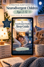 The Neurodivergent-Friendly Sleep Guide for parents PDF cover