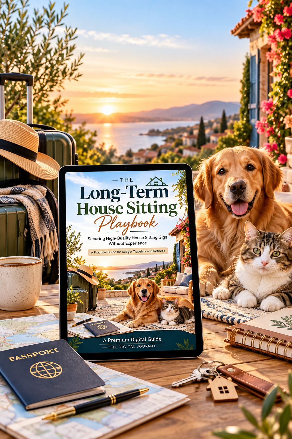 The Long-Term House Sitting Playbook PDF guide cover