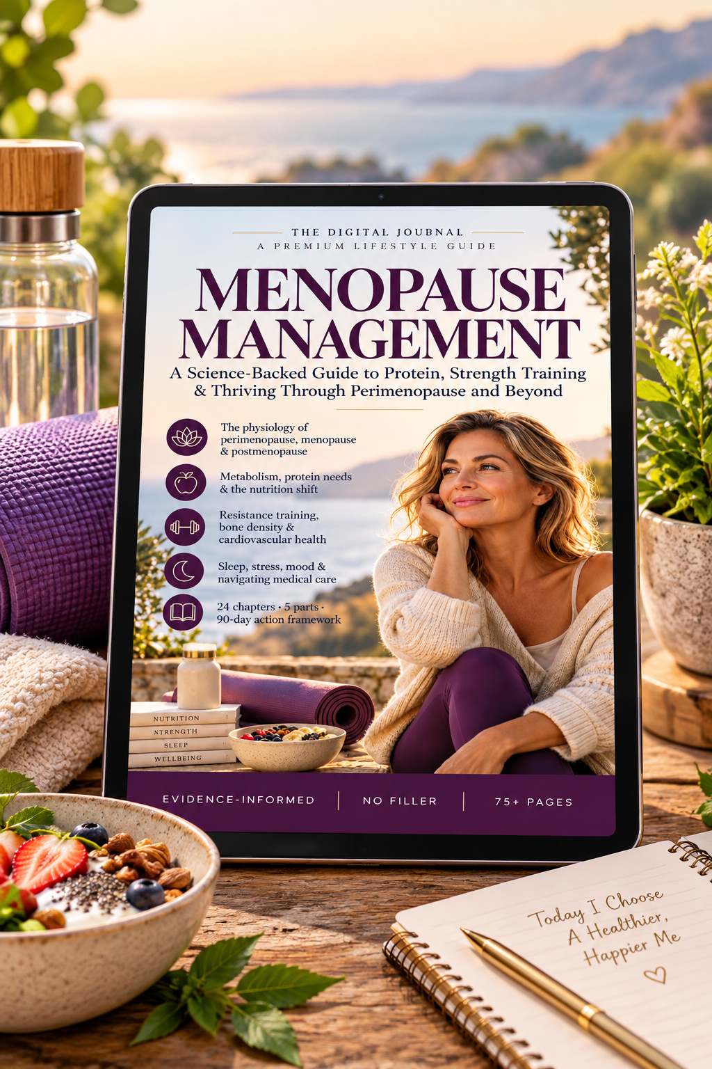 Menopause Management: Lifestyle Shifts PDF guide cover