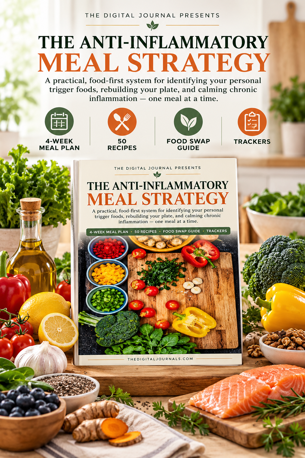 The Anti-Inflammatory Meal Strategy 4-week PDF guide cover