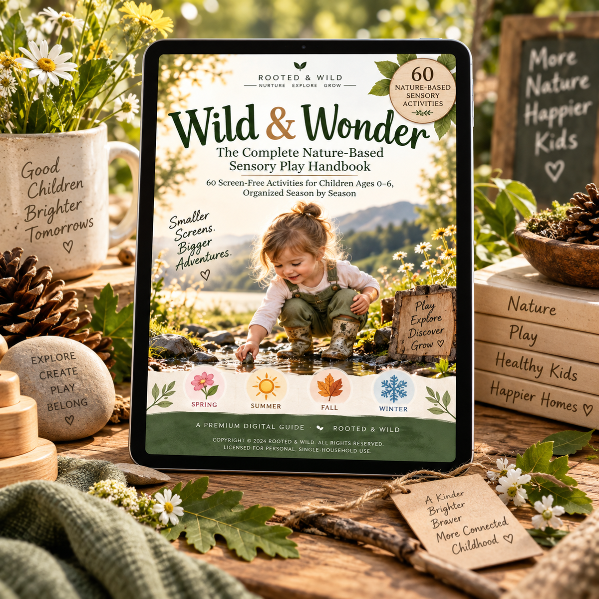 Wild & Wonder Nature-Based Sensory Play Handbook PDF cover