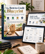 The Rent-to-Credit Blueprint credit-building workbook PDF cover