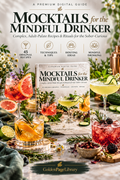 Mocktails for the Mindful Drinker PDF recipe guide cover