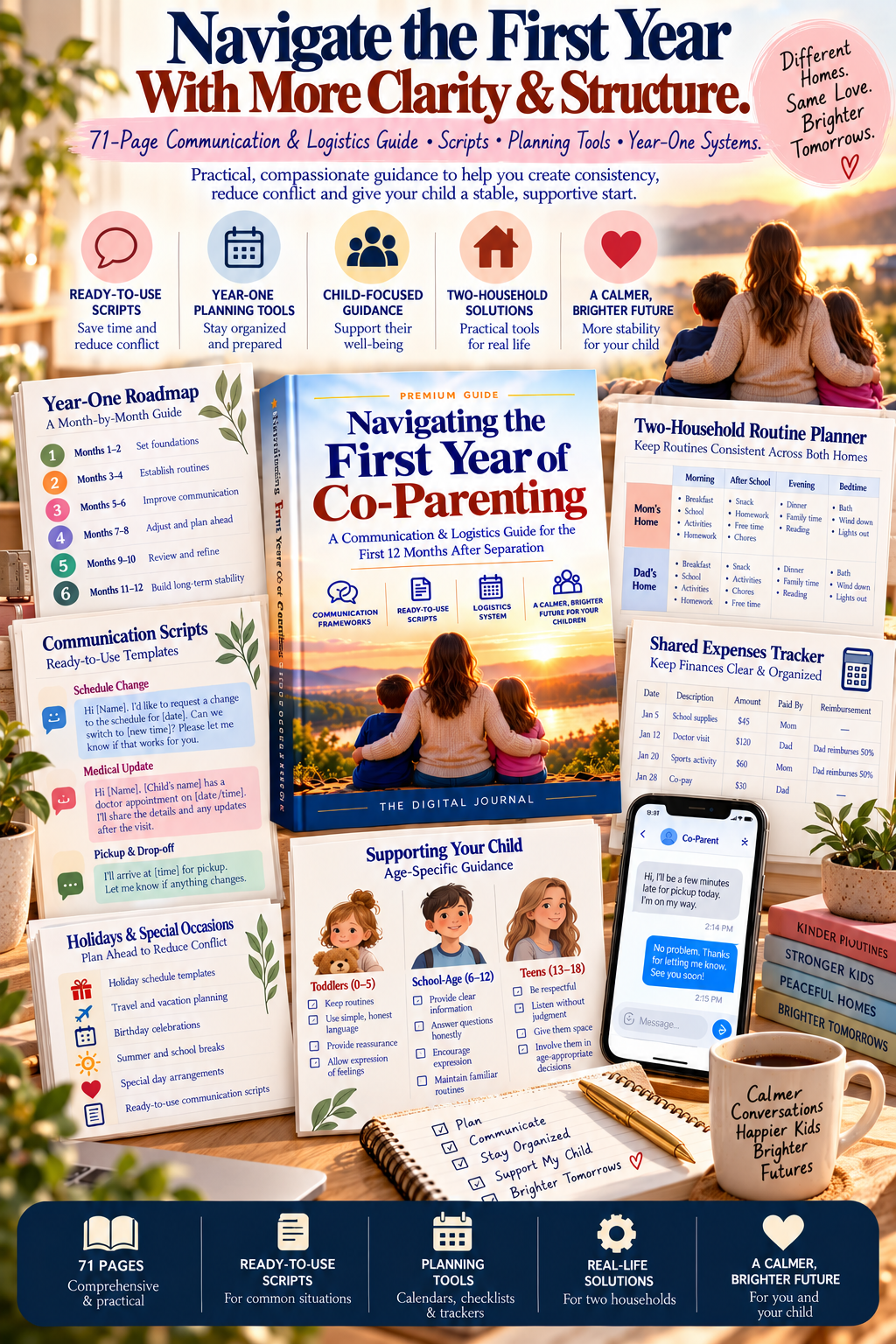 Navigating the First Year of Co-Parenting PDF – inside page preview 2