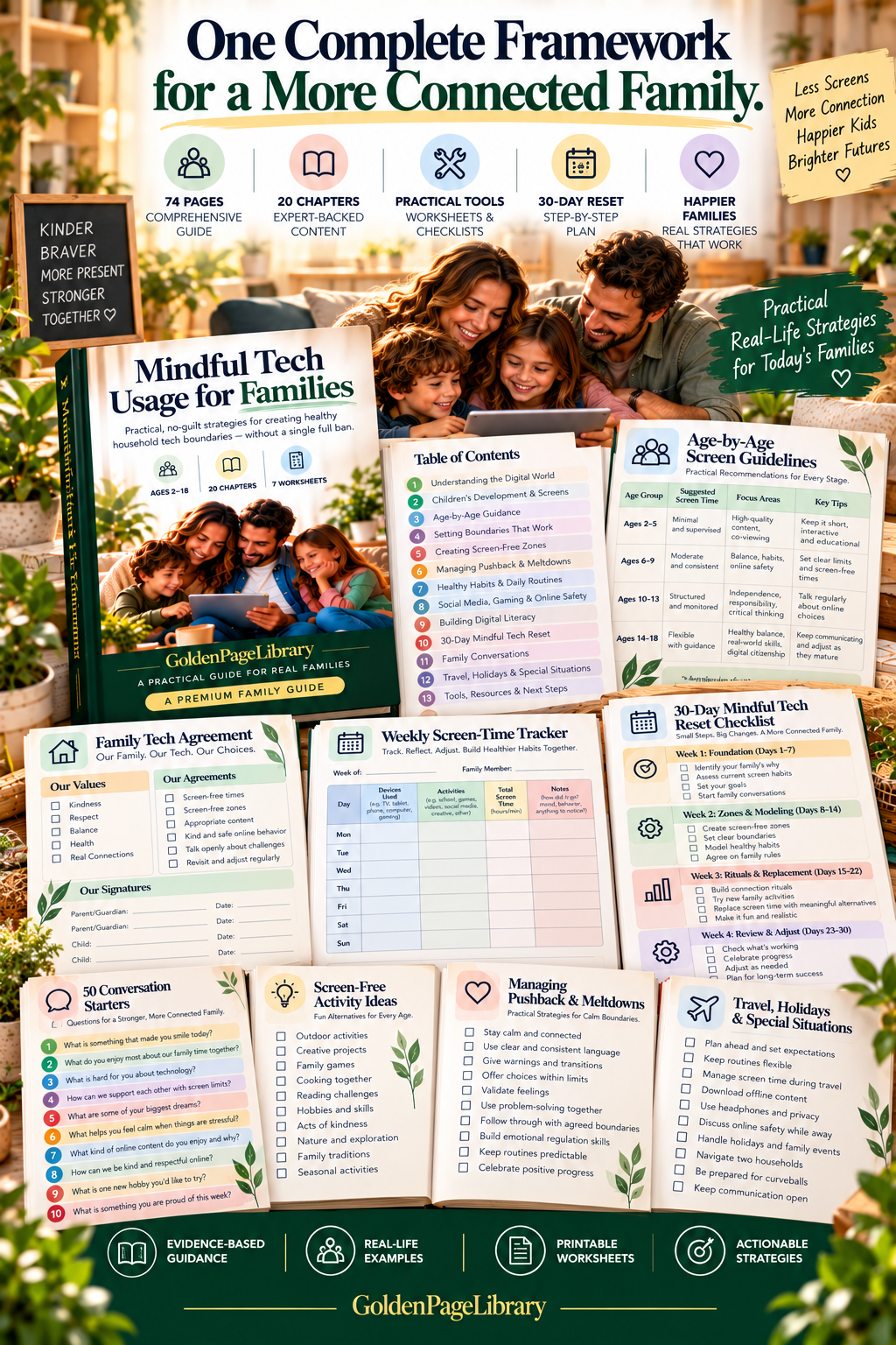 Mindful Tech Usage for Families PDF – inside page preview 2