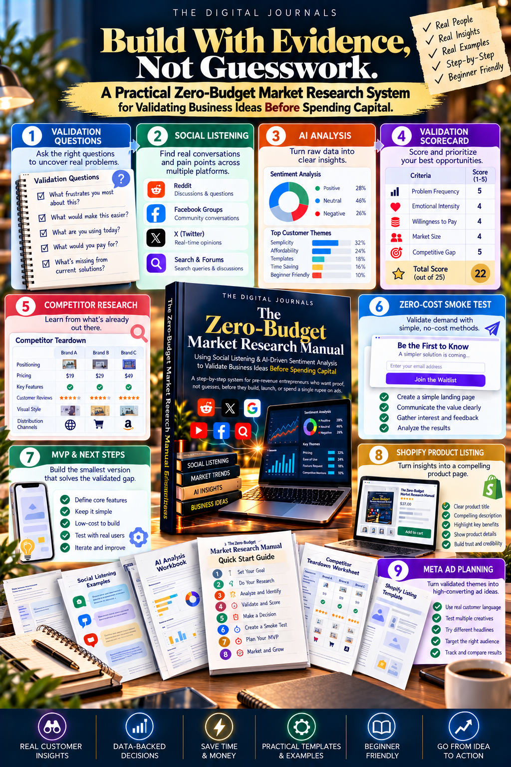 The Zero-Budget Market Research Manual PDF – inside page preview 2