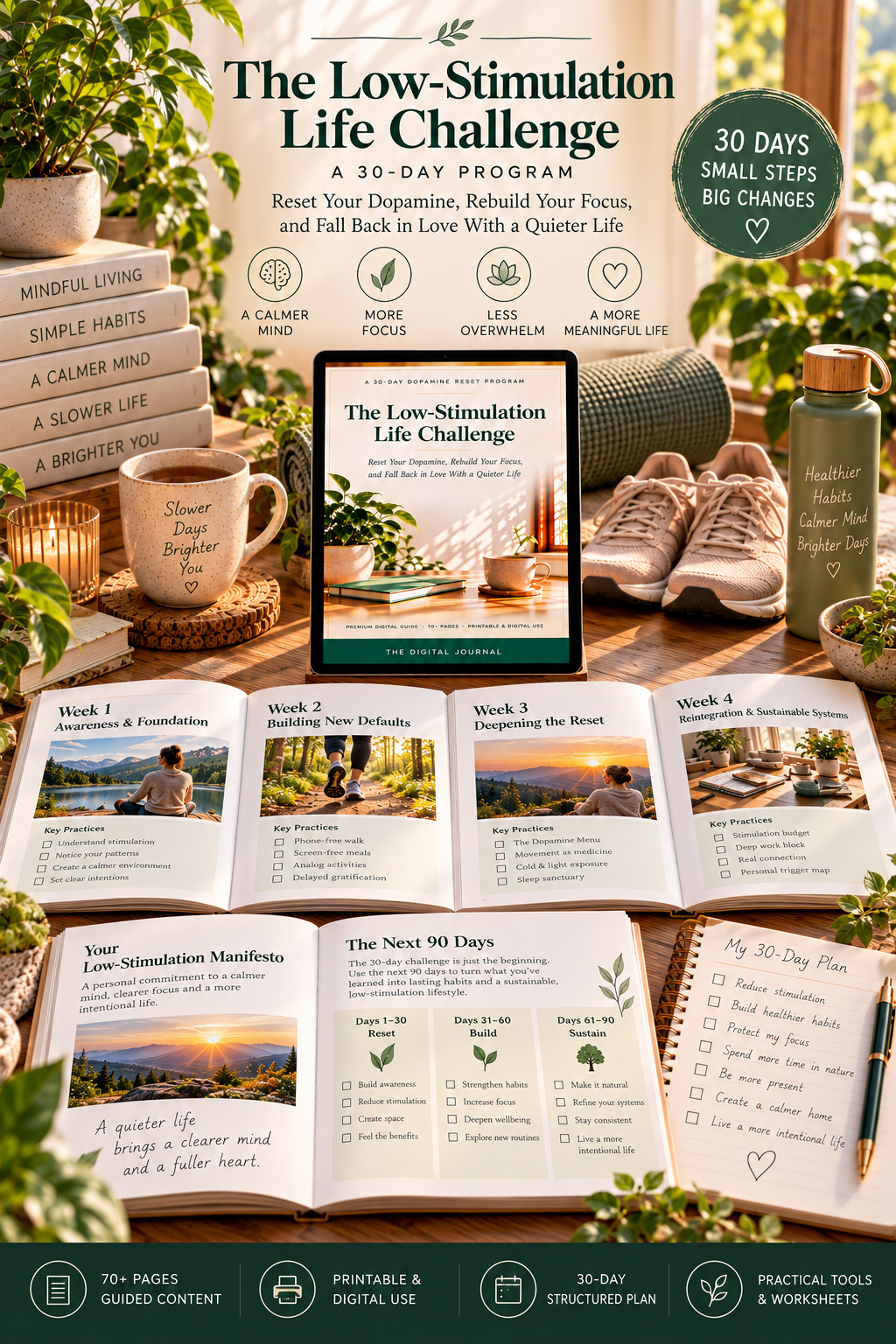 The Low-Stimulation Life Challenge PDF – inside page preview 2