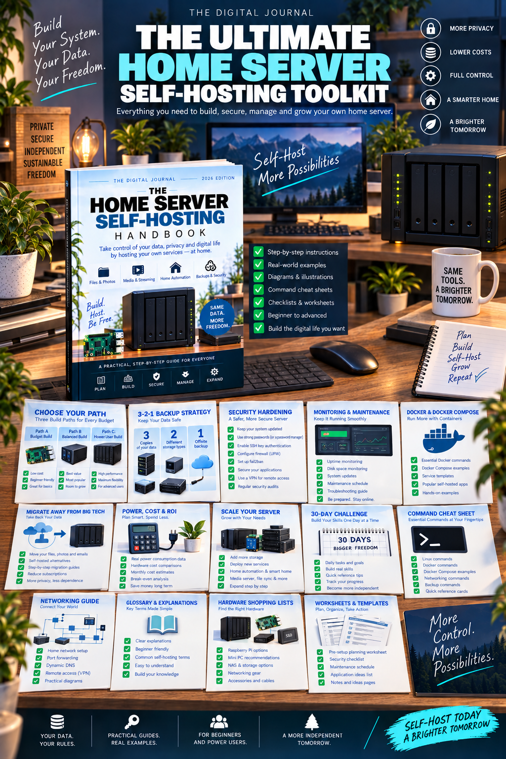 The Home Server Self-Hosting Handbook PDF – inside page preview 3