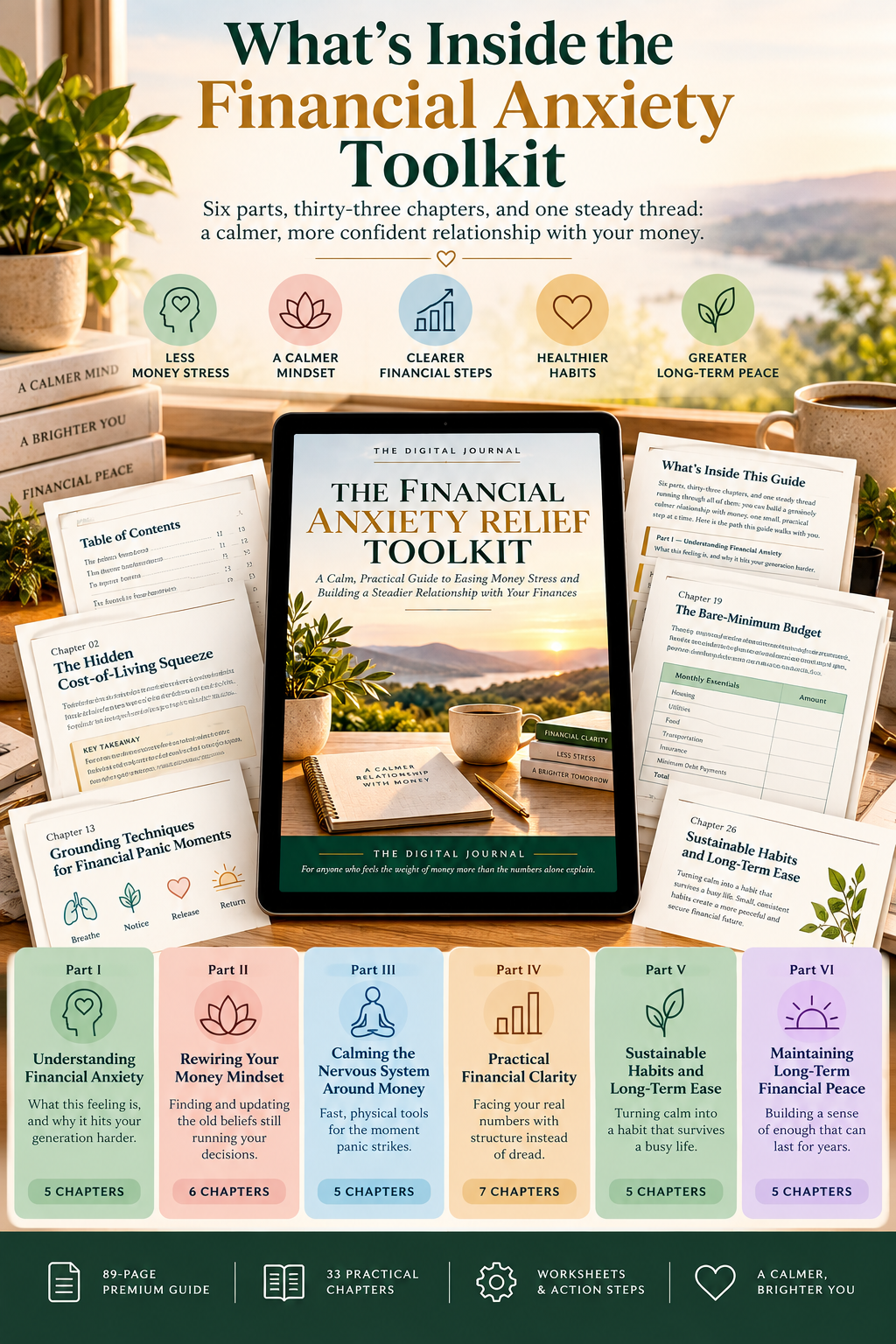 The Financial Anxiety Relief Toolkit PDF – inside page preview 19