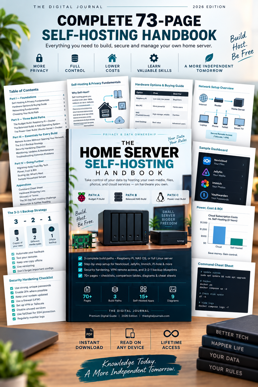 The Home Server Self-Hosting Handbook PDF – inside page preview 21