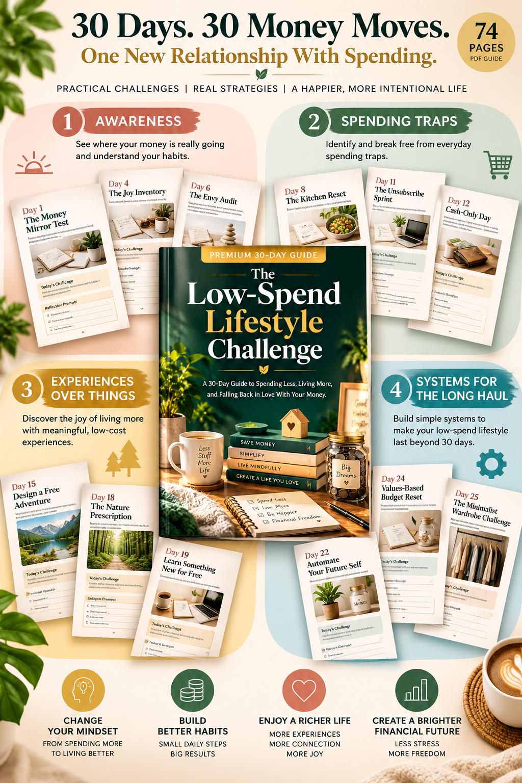 The Low-Spend Lifestyle Challenge PDF – inside page preview 20