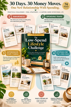 The Low-Spend Lifestyle Challenge PDF – inside page preview 20