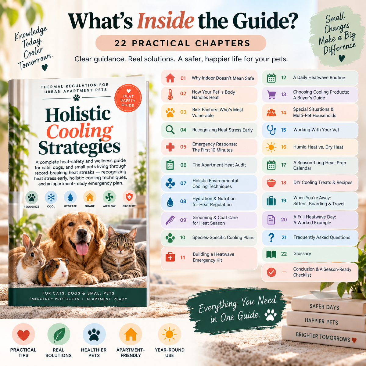Page 2 from the Holistic Cooling Strategies for Indoor Pets printable