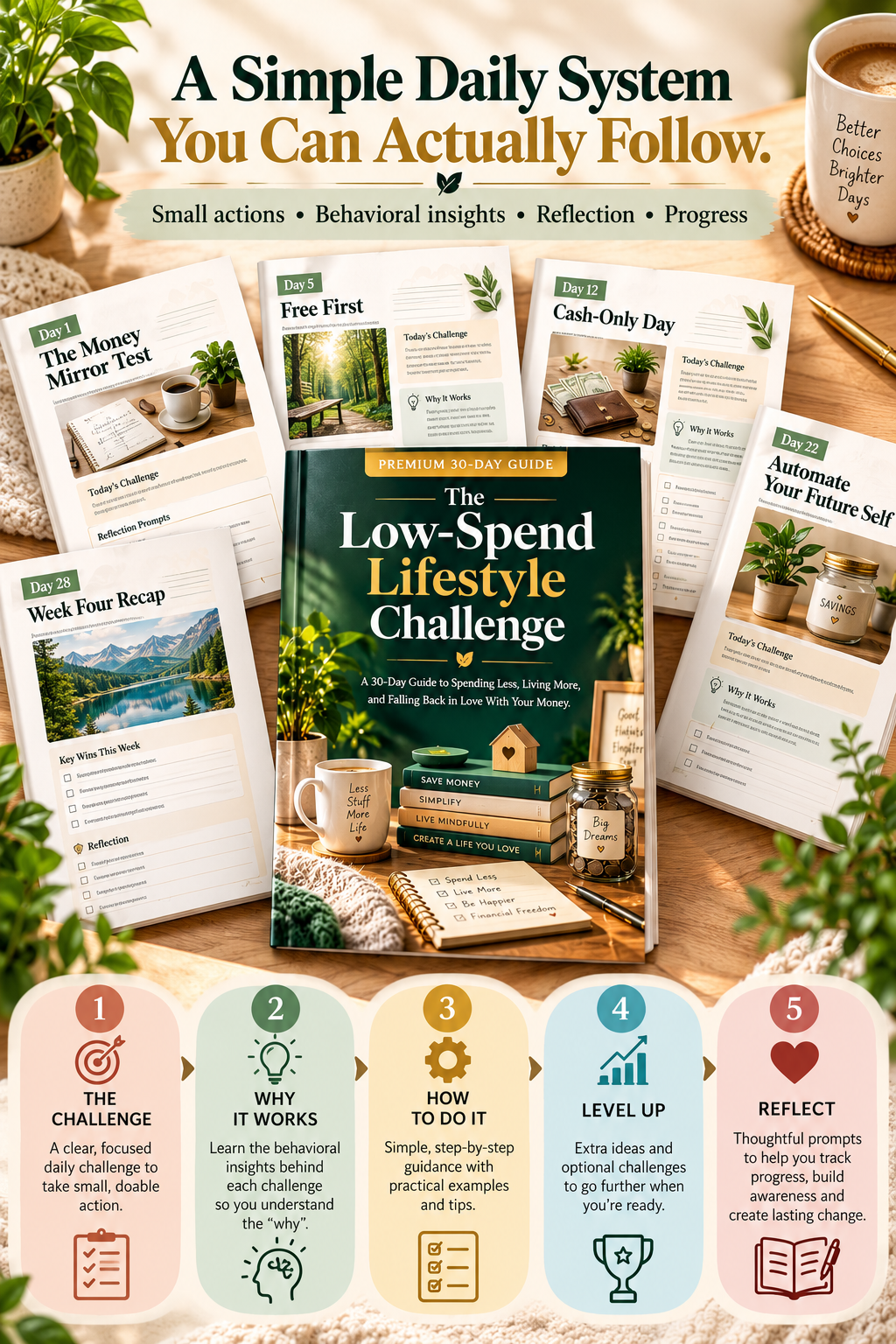 The Low-Spend Lifestyle Challenge PDF – inside page preview 19