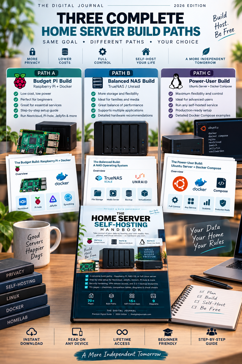 The Home Server Self-Hosting Handbook PDF – inside page preview 20