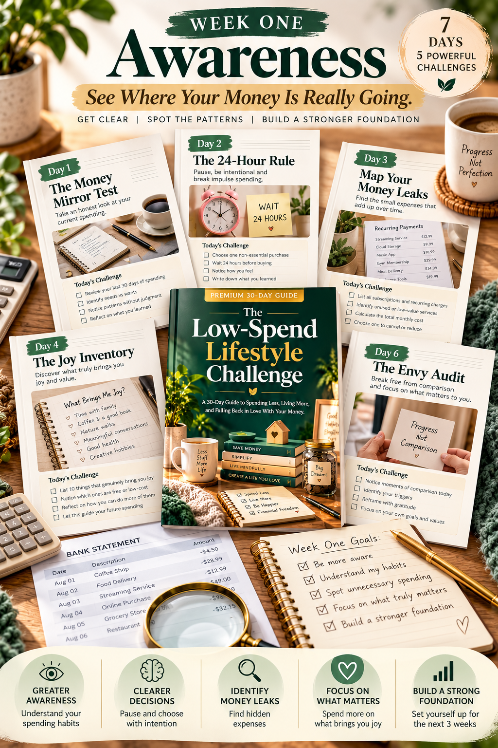 The Low-Spend Lifestyle Challenge PDF – inside page preview 18