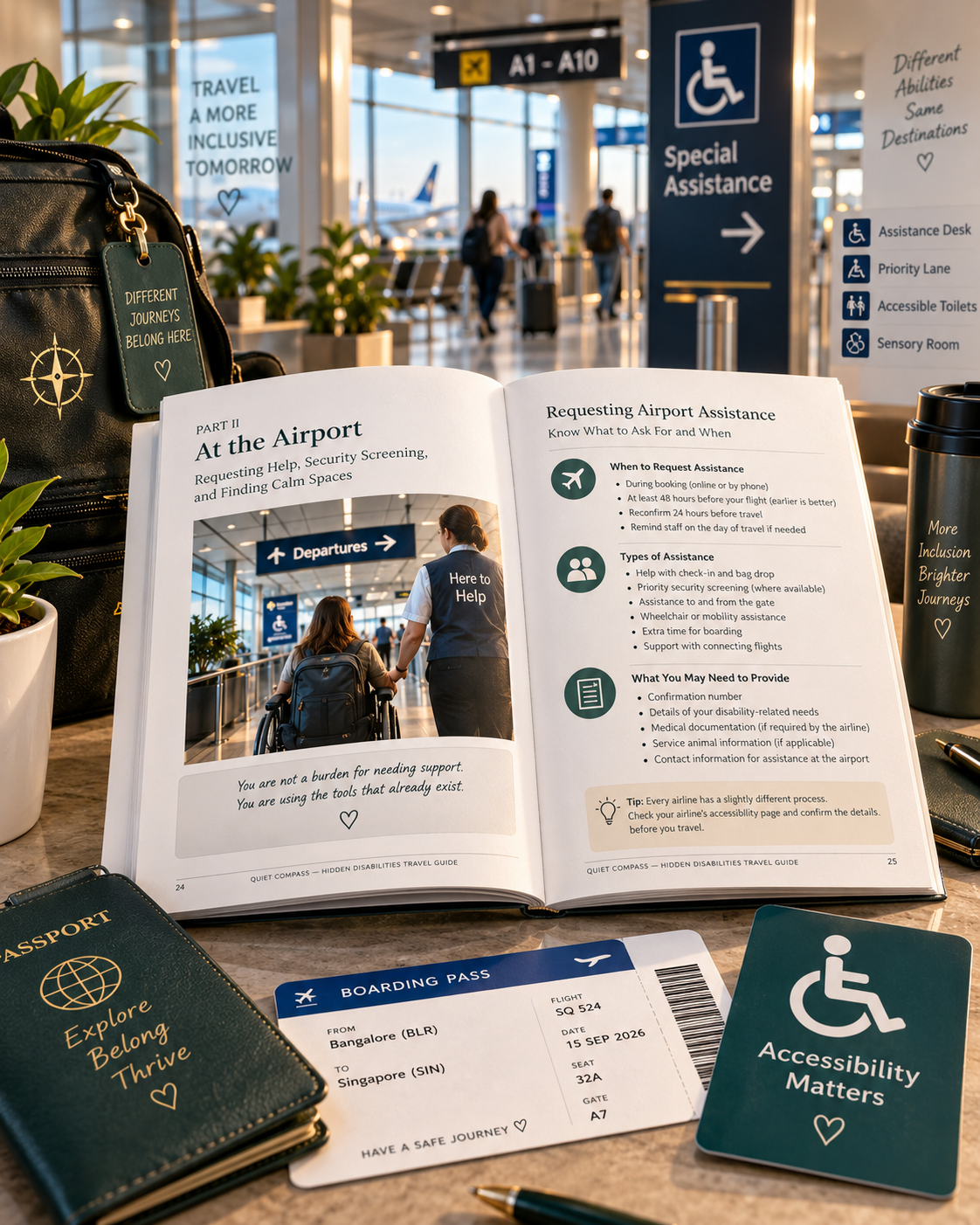 Quiet Compass Hidden Disabilities Travel Guide PDF – inside page preview 19