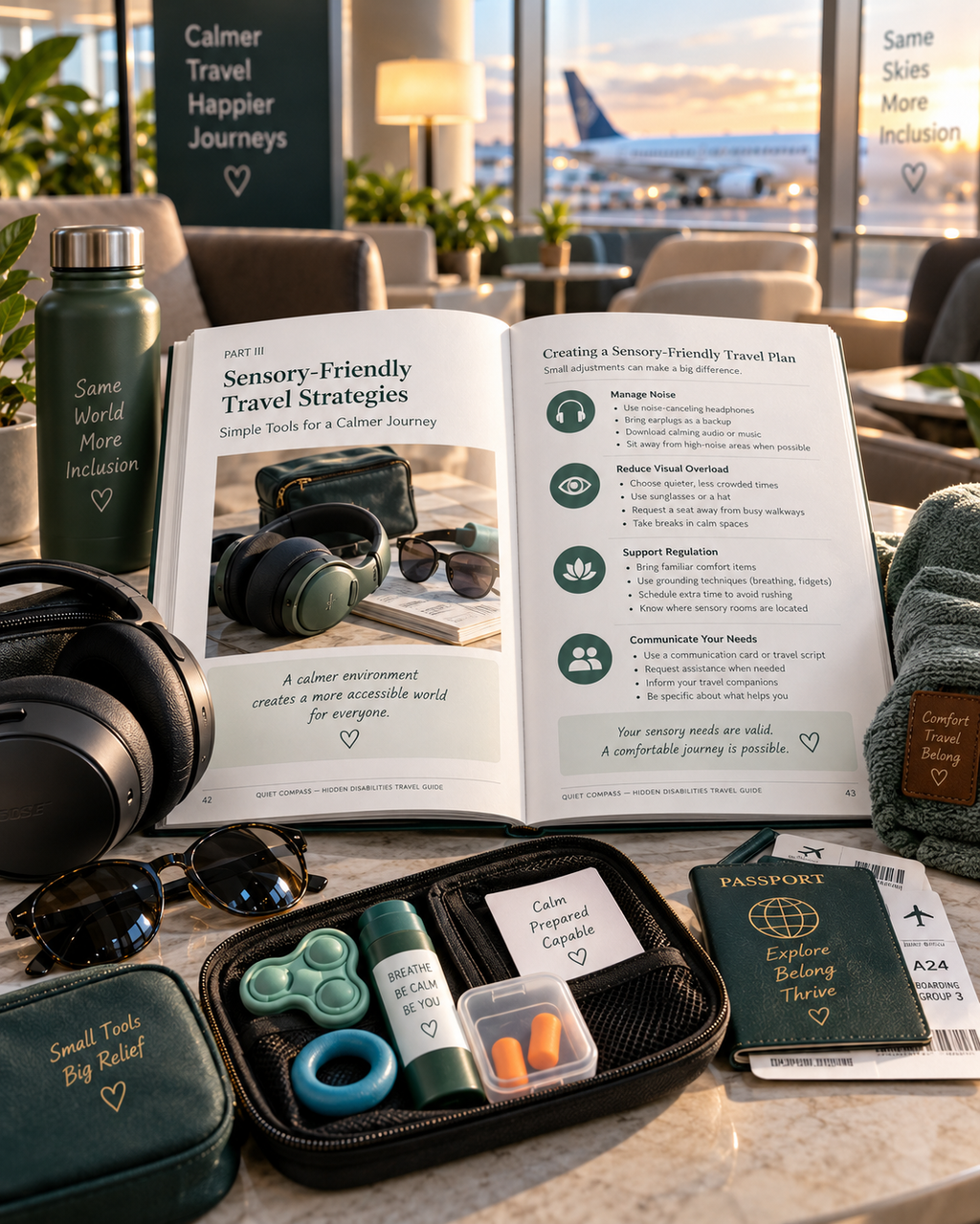 Quiet Compass Hidden Disabilities Travel Guide PDF – inside page preview 18