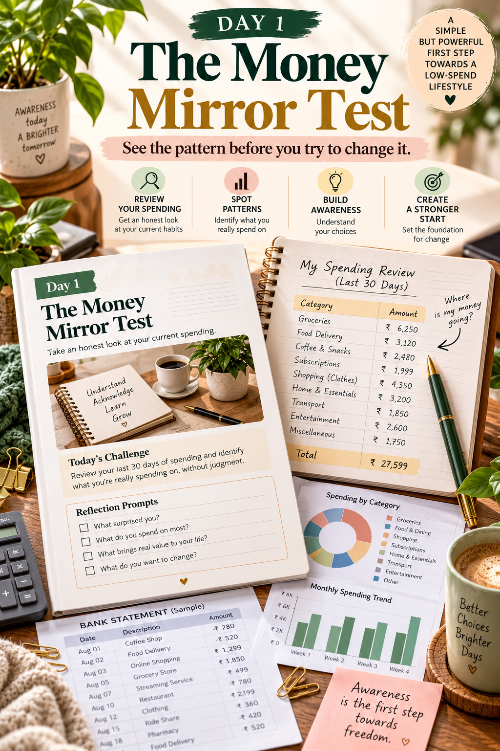 The Low-Spend Lifestyle Challenge PDF – inside page preview 17