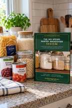 The No-Spend Pantry Makeover System | 21-Day Challenge & 30 Recipes