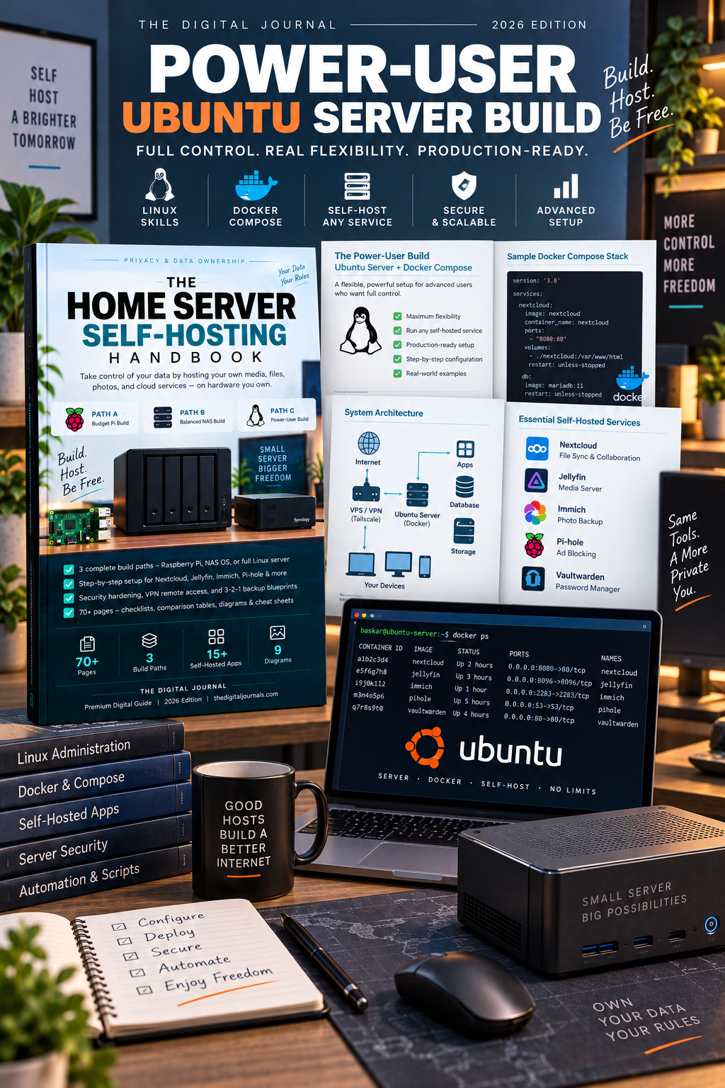 The Home Server Self-Hosting Handbook PDF – inside page preview 17