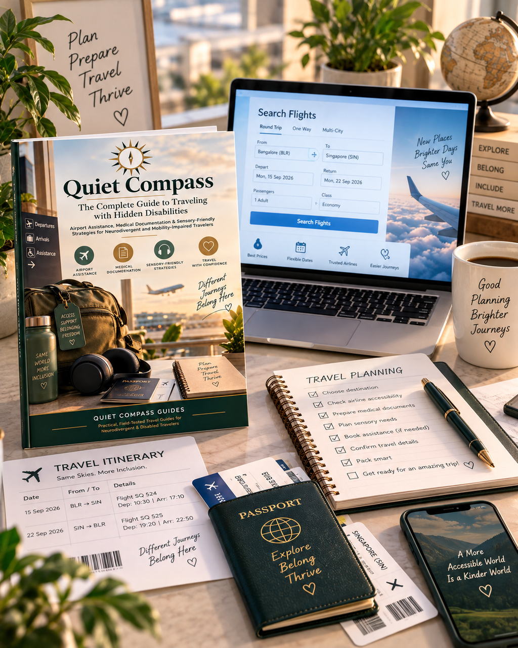 Quiet Compass Hidden Disabilities Travel Guide PDF – inside page preview 16