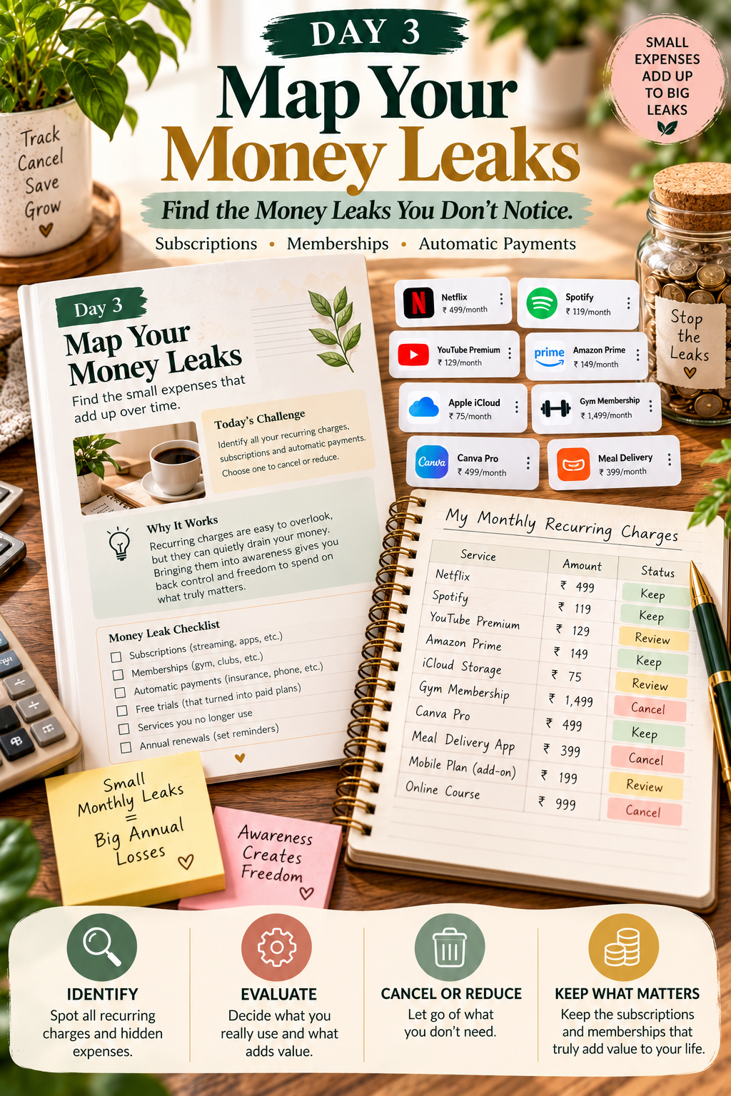 The Low-Spend Lifestyle Challenge PDF – inside page preview 15