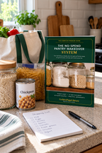 The No-Spend Pantry Makeover System | 21-Day Challenge & 30 Recipes
