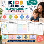 Preview page from the Kids Chore & Responsibility System printable