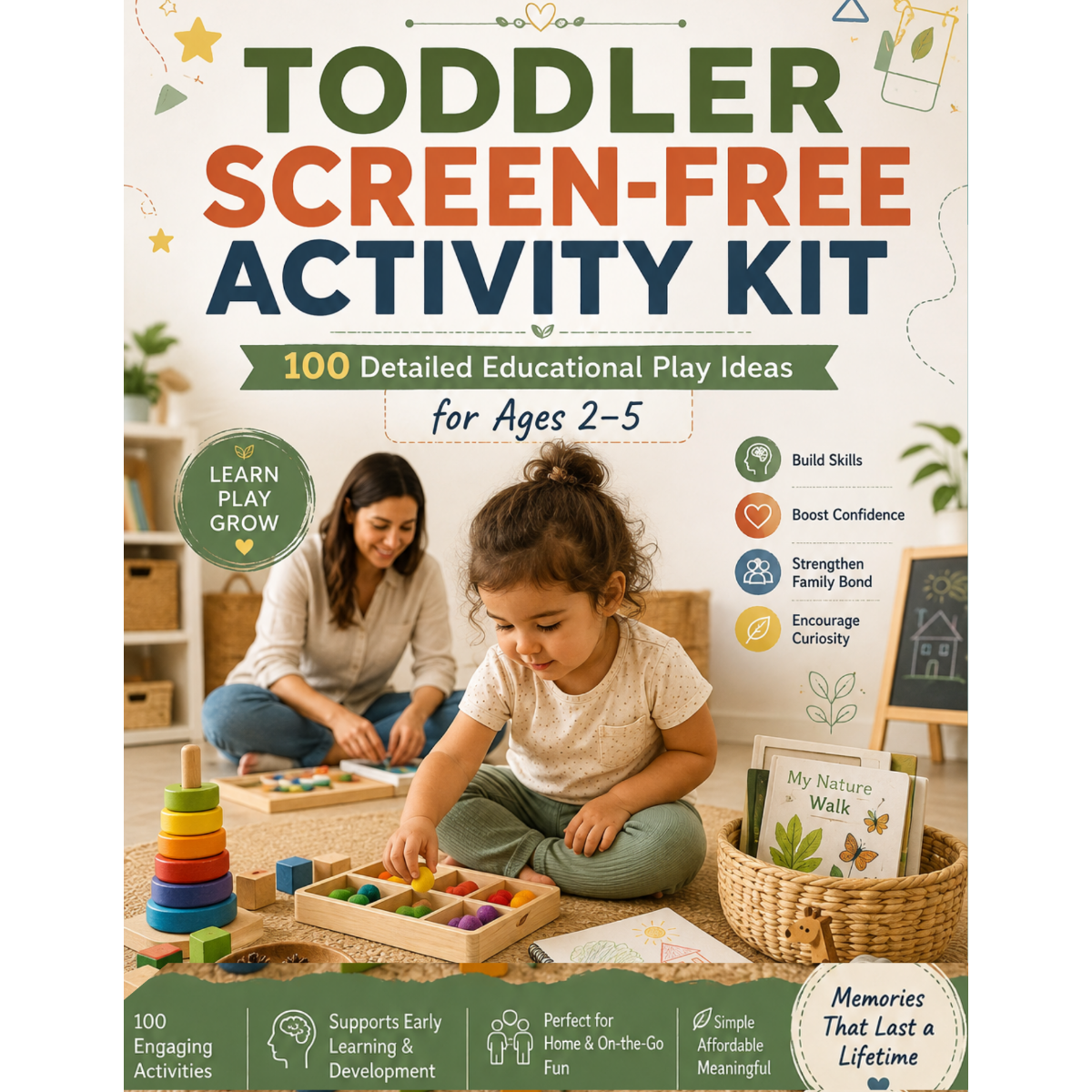 Cover image for the Toddler Screen-Free Activity Kit printable