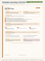 Example learning activity page from the Toddler Screen-Free Activity Kit printable